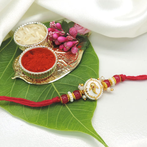 Ganesha Blessing Bhaiya Rakhi