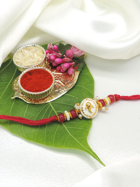 Ganesha Blessing Bhaiya Rakhi