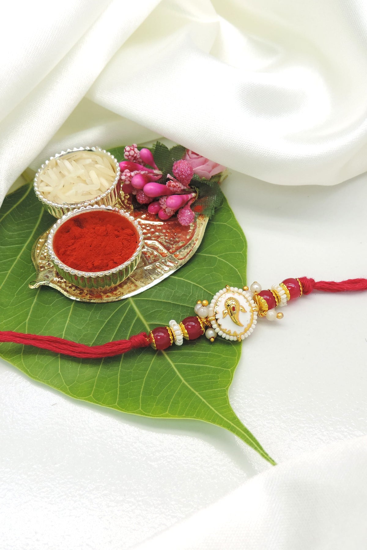 Ganesha Blessing Bhaiya Rakhi