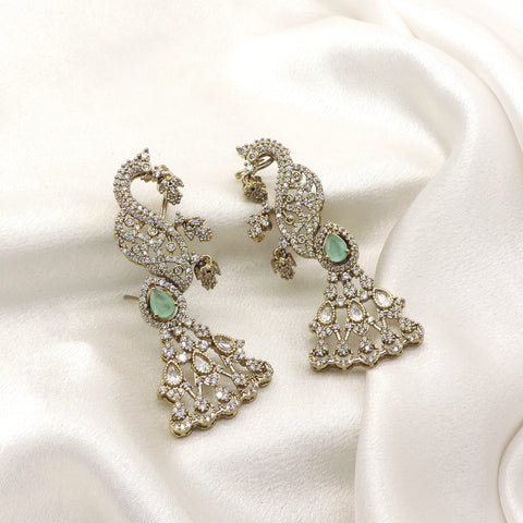 Ruby Peacock AD Ear Cuff Earrings