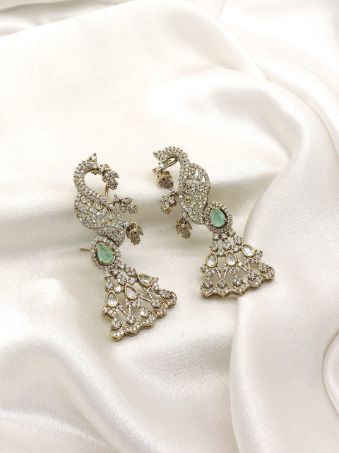 Ruby Peacock AD Ear Cuff Earrings