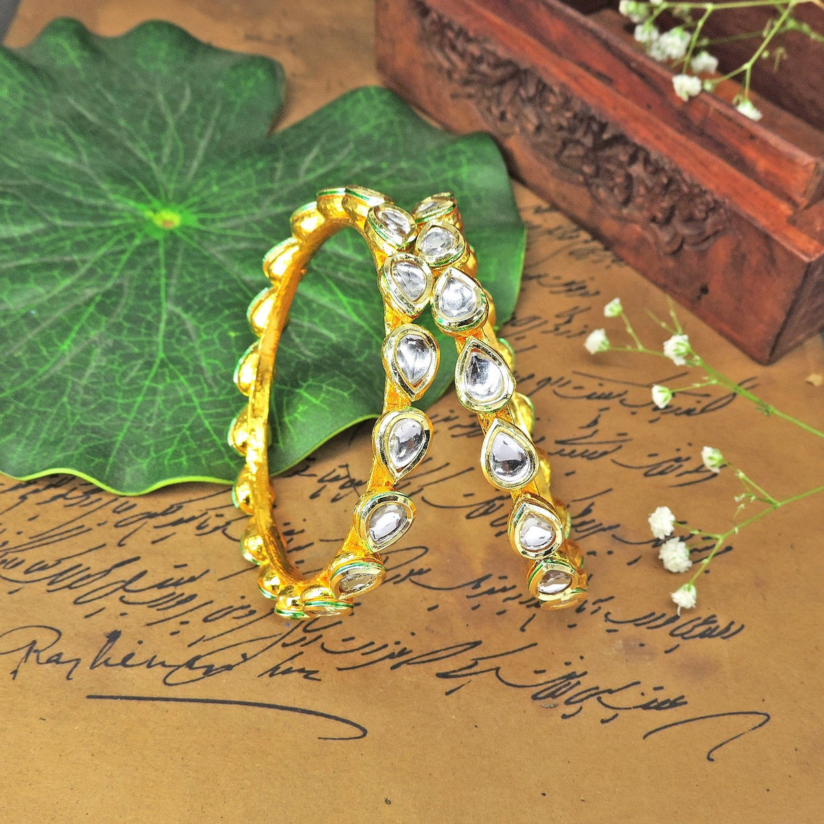 Kundan Bangles Image 0