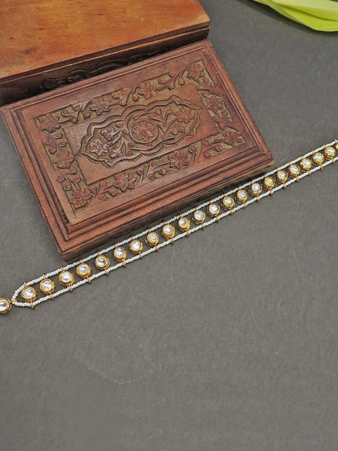 Plain Kundan mathapati – Indian Kundan mathapati bridal head jewelry USA – Joyrias