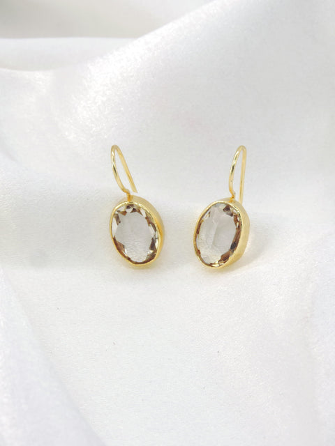 Turquoise Gold Drop Earrings