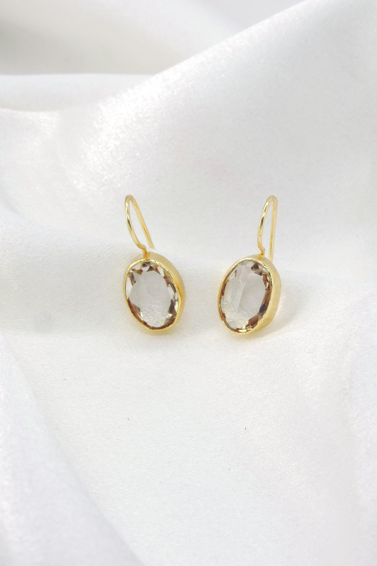 Turquoise Gold Drop Earrings