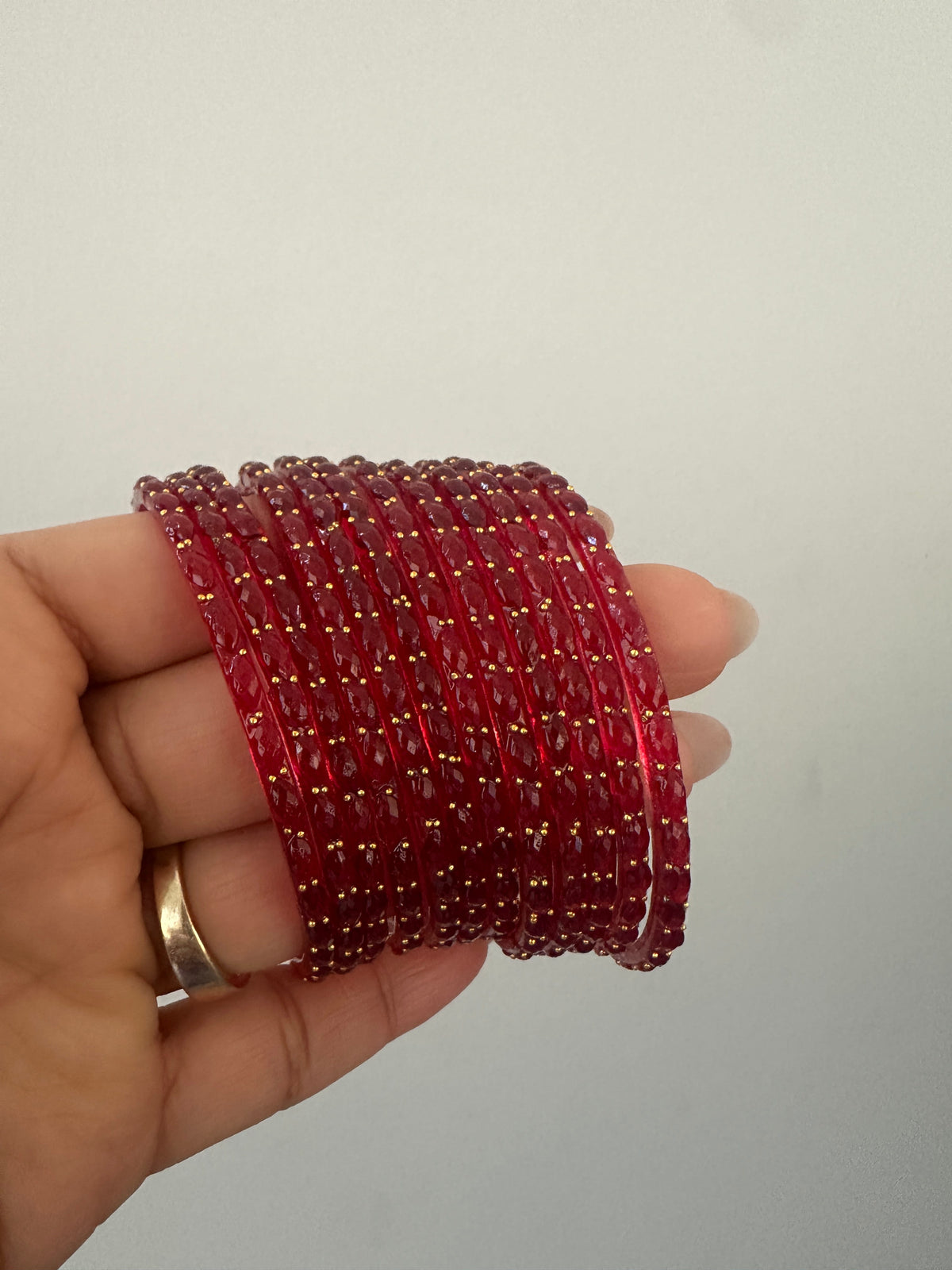 2.2 Multicolor Raindrop Glass Bangles Set | Trendy Waterdrop Stackable Bangles for Women | Mix Color Daily & Festive Wear |12 bangles in each set