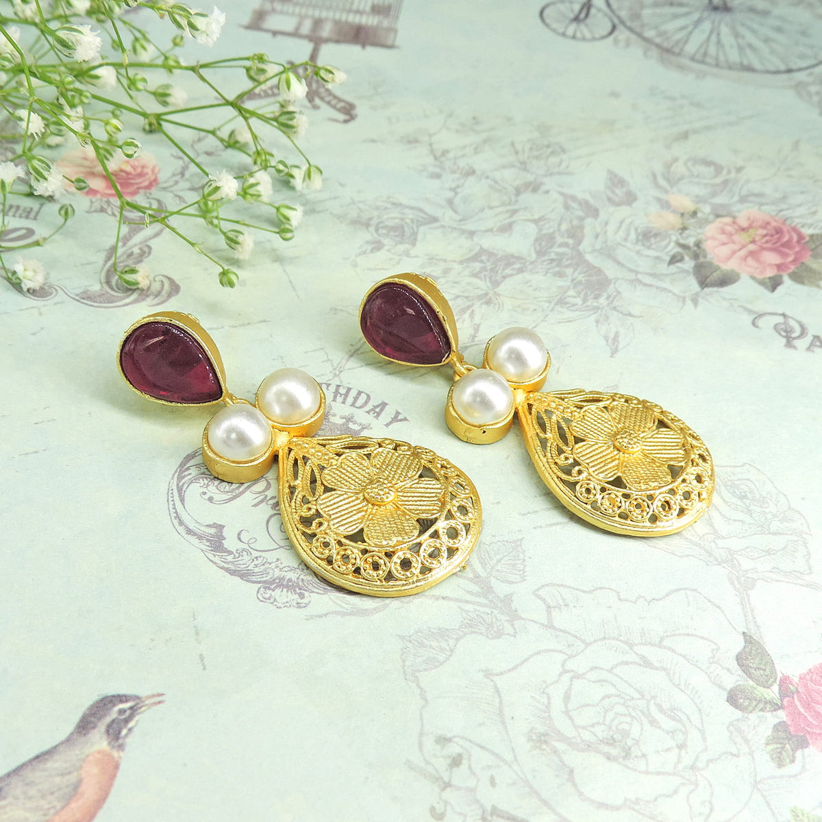 Handmade brass Earrings