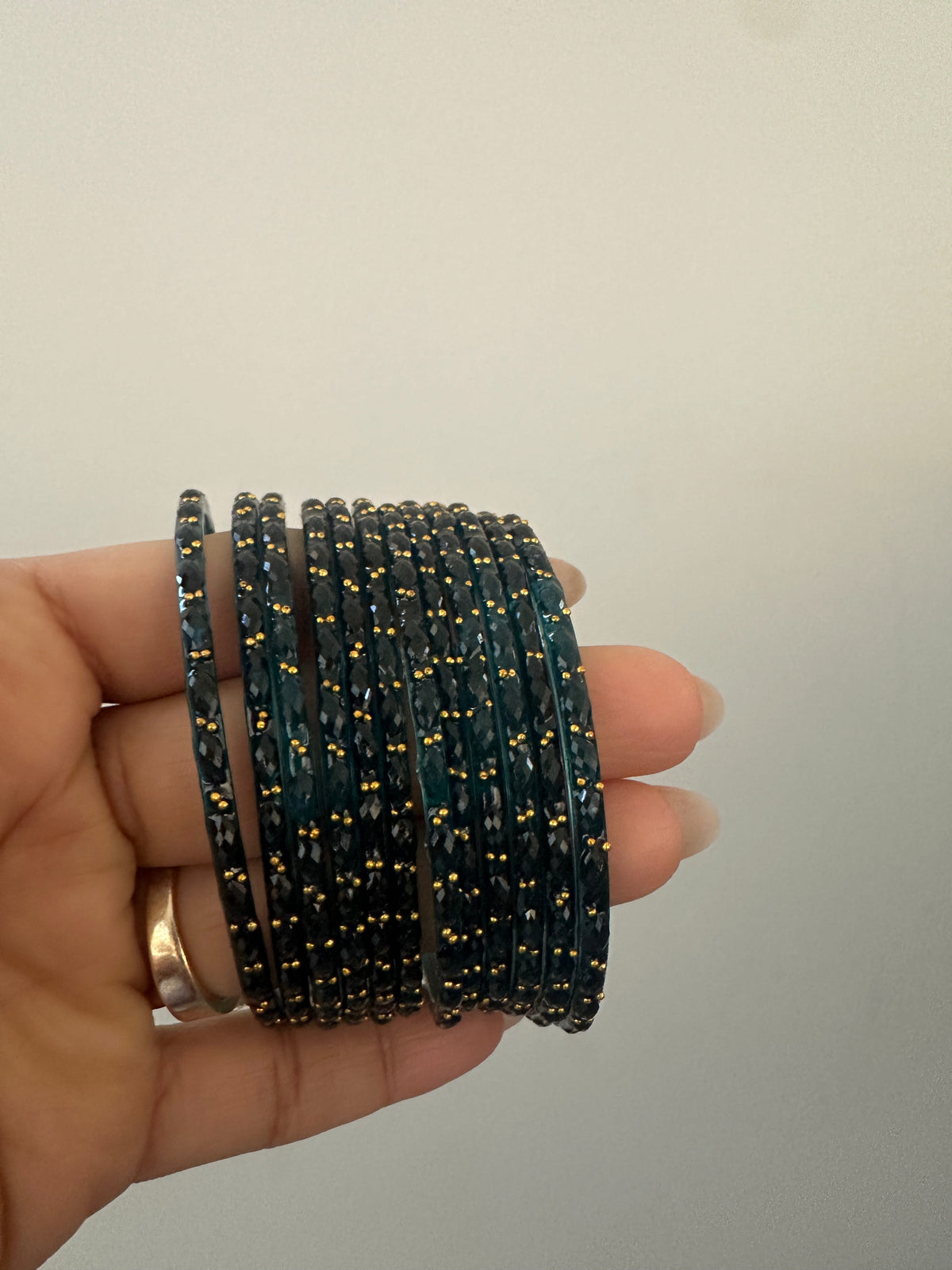2.2 Multicolor Raindrop Glass Bangles Set | Trendy Waterdrop Stackable Bangles for Women | Mix Color Daily & Festive Wear |12 bangles in each set