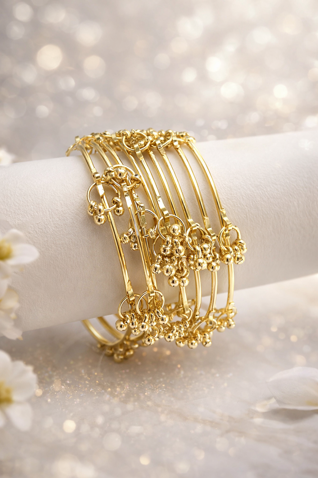 2.2 Multicolor Raindrop Glass Bangles Set | Trendy Waterdrop Stackable Bangles for Women | Mix Color Daily & Festive Wear |12 bangles in each set