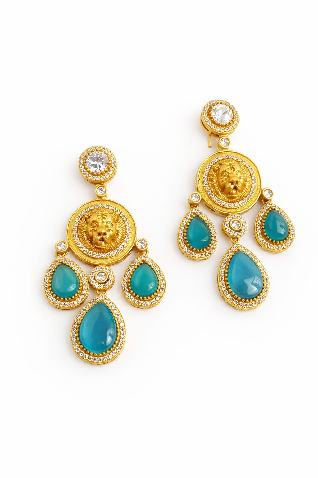 Royal Turquoise Statement Earrings