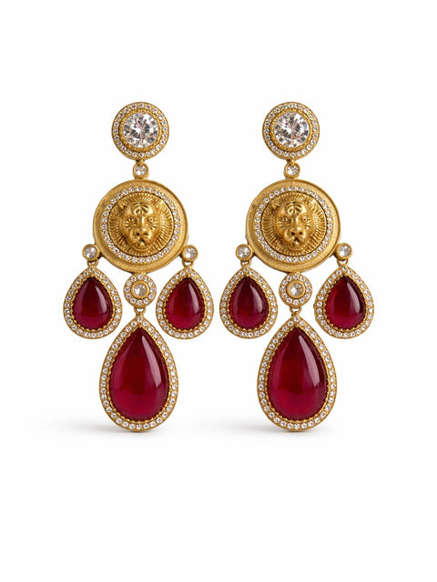 Royal Turquoise Statement Earrings