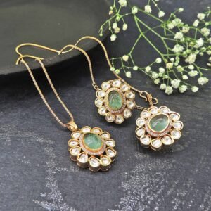 Moissanite Pendant Set