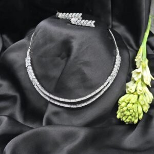 Two line AD Necklace set