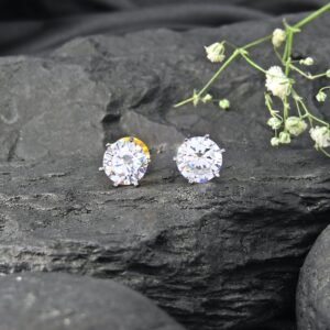 Gold Tone Solitaire style studs