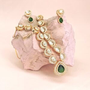 Kundan with AD Necklace