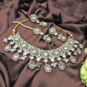 Light Green Kundan Necklace