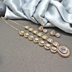 Kundan with AD Necklace