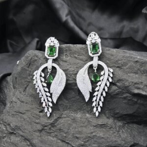 Stylist Emerald Earrings