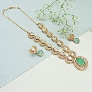 Kundan with AD Necklace