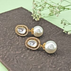 Kundan with Pearls Earrings