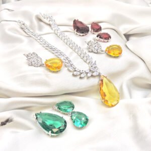 Stone Changing Necklace set