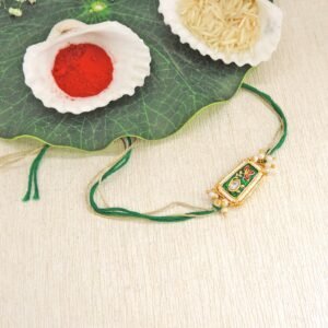 Meenakari Floral Rakhi