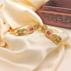 Elephant Motif Antique Bangles